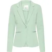 Ichi Blusenblazer "Damen Blazer IHKATE", Damen, Gr. M, grün (light grass grün), Obermaterial: 60% Baumwolle CO. 40% Polyester PES., Blazer Blusenblazer