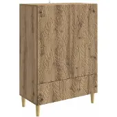 vidaXL Sideboard Artisan-Eiche 66 x 34,5 x 95 cm Holzwerkstoff