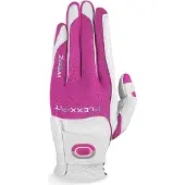 Zoom Hybrid Womens Golf Glove White/Fuchsia LH