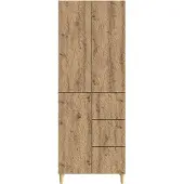 vidaXL 2 Stk. Artisan-Eiche