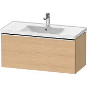 Duravit Waschtischunterschrank D-Neo 98,4x45,2cm, ch/Ei Nat, 1 Ausz., wandhängend