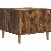 vidaXL Couchtisch Geräucherte Eiche 50 x 49 x 40 cm Holzwerkstoff
