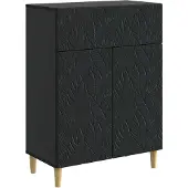 vidaXL Sideboard Schwarz 66 x 34,5 x 90 cm Holzwerkstoff