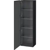 Duravit Hochschrank L-Cube 50x36,3x176cm, Tür links, Eiche schwarz