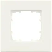 Siemens miro Kunststoff tws Rahmen 1-f, Weiß, Holz, Schraubenlos, Glänzend, IP20, 90 mm