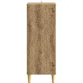 vidaXL Sideboard Artisan-Eiche 33 x 34,5 x 90 cm Holzwerkstoff