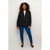 KAFFE CURVE Blazer KCjenna Blazer Tight fit black