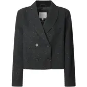 Pepe Jeans für Damen. PL4024385 Blazer Rachel schwarz (M), Lässig, Polyester