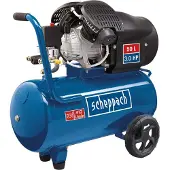 Scheppach Druckluft Kompressor HC52DC | 2200W | 50L Kessel | 8bar Druck | Ansaugleistung 412L/min | Druckminderer | ölgeschmiert | Doppelzylinder