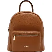 L.credi Freizeitrucksack Rucksack Budapest Backpack Cognac hellbraun