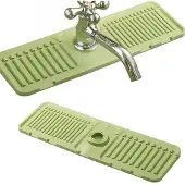 OEM Silikonische Spülarmatur, Spülarmatur, wasserdichte Spülarmatur für Küchenabfluß (grün)