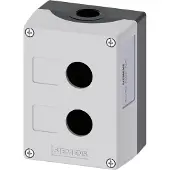 Siemens 3SU1852-0AA00-0AB1 3SU18520AA000AB1 Leergehäuse 2 Einbaustellen, für Bodenbefestigung (L x B x H) 118.4 x 85 x 64 mm Grau 1 St., 118,4 mm, 569 g, 110 mm, 100 mm, 80 mm