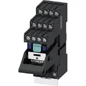 Siemens Steckrelais Komplettgerät DC24V, 4 W, Schwarz, IP20, 4 W, 109 g, 77 mm, 104,5 mm