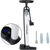 Dunlop Fahrrad-Fusspumpe mit digitaler Anzeige