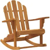 vidaXL Adirondack-Schaukelstuhl 79x100x103 cm Massivholz Teak