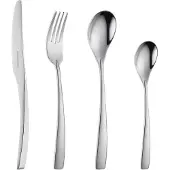 Arthur Martin 24-teiliges Edelstahl-Besteckset – Satin-Finish