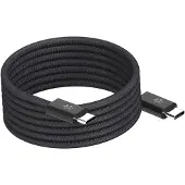 Ginza.se Magnetisches USB-C-Kabel mit Geflecht, 60 W, 2 m, Schwarz