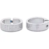 Dmr Brendog Death Grip Collar, 2 Stück/pièces. Silver.