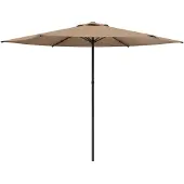 Syfax Garten-Sonnenschirm 300 x 300 cm Polyester Rechtwinklig Taupe