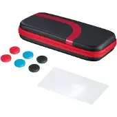 Hama Set Tasche, Schutzglas, Control-Aufsätze für Nintendo