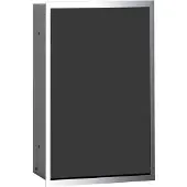 Emco Abfallsammler-Modul 300 ASIS Unterputz, 495 x 314 mm chrom/schwarz