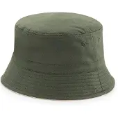 Beechfield - Schlapphut wendbar für Herren/Damen Unisex (Oliv/Steinfarben)
