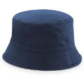 Beechfield - Schlapphut wendbar für Herren/Damen Unisex (Dunkelblau/Weiß)
