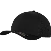 Flexfit - "Tactel" Baseball-Mütze (Schwarz)