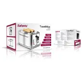 Salente ToastMax Toaster mit Digitalanzeige, Edelstahl