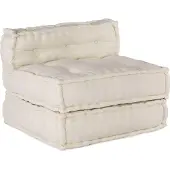 vidaXL Stabli Möbel Modulares Sofa 4er-set Creme Stoff - Gartenmöbelauflagen Neu design118221