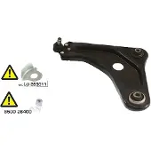 TRISCAN Lenker Radaufhängung Querlenker mit Gummilager für u.a. PEUGEOT 208