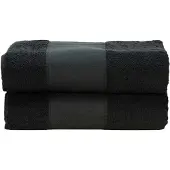 Artg - Badetuch "Print-Me" (Schwarz)