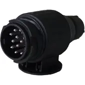 IWH KFZ-Stecker, 13-polig, Kunststoff, schwarz