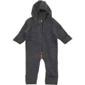 Möbel Kraft Merino Baby Overall Wollfleece , schwarz