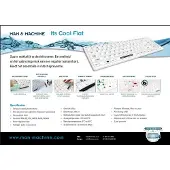 Man & Machine Europe MAN&MACHINE Its Cool US,white Hygienetastatur,US,white
