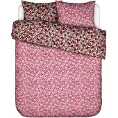 Essenza Bettwäsche Mellow Millesfleurs Schwarz Bio-Baumwollperkal-155 x 220 cm