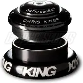 Chris King InSet I7 Mixed Tapered Steuersatz, Edelstahl-Lager, 1 1/8"-1.5", GripLock, ZS44/28.6