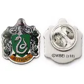 The Carat Shop - Zdobiony Pin z Herbem Slytherinu Harry Potter Premium Akcesorium