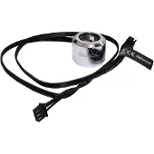 Alphacool 15366, LED-Ring, Schwarz, Chrom, 3-polig, 16 mm, 2,5 cm, Flüssigkeit