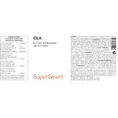 SuperSmart CLA Dietary Supplement - 120 softgels