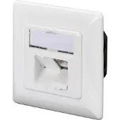 Digitus CAT 6 Datendose, Unterputz, RJ-45, Weiß, 80 mm, 80 mm, China