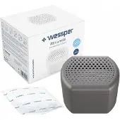 Wessper Feuchtigkeitskiller – Luftentfeuchter mit HumiFill Nachfüll-Kartusche 250 g (Grau)
