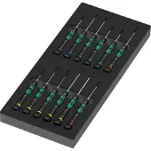 Wera 9716 Schaumstoffeinlage Schraubendreher Kraftform Micro Set 2