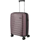 Travelite Trolley "AIR BASE Reisekoffer Hartschale" 43 l 4 Rollen kratzresistenter Oberfläche und cleverer Innenaufteilung