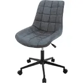 ML-Design | Bürostuhl Darios Samt Grijs Fluweel 53x97x60 cm | NADUVI