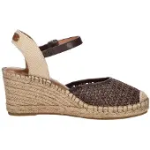 Tamaris Sandalen Touwzool Sandalen Touwzool - Donkerbruin - Maat 42