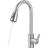 OEM Küchenarmatur, flexibler Ausziehbrause, Einhebel-Design, Gebürstetes Nickel