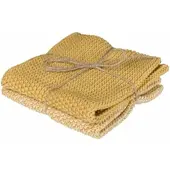 Pichler 2er Pack Baumwoll Spültücher Lola 2x 27x27 cm | curry - gelb