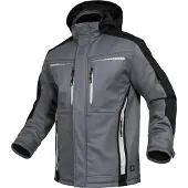 Triuso Winter-Softshelljacke grau/schwarz 485g XL