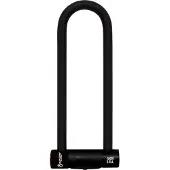 Auvray Bügelschloss Sra U aus gehärtetem Stahl Schwarz 85x310 mm Xtrem Black Edition